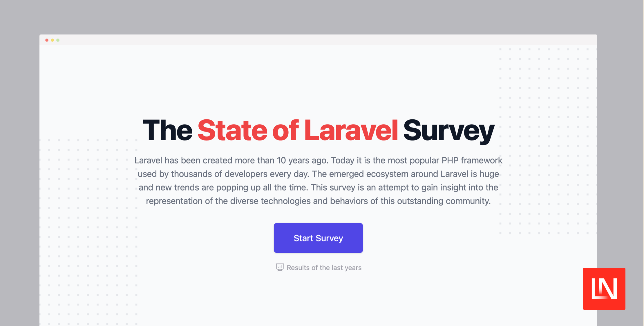 Take the Annual State of Laravel 2024 Survey