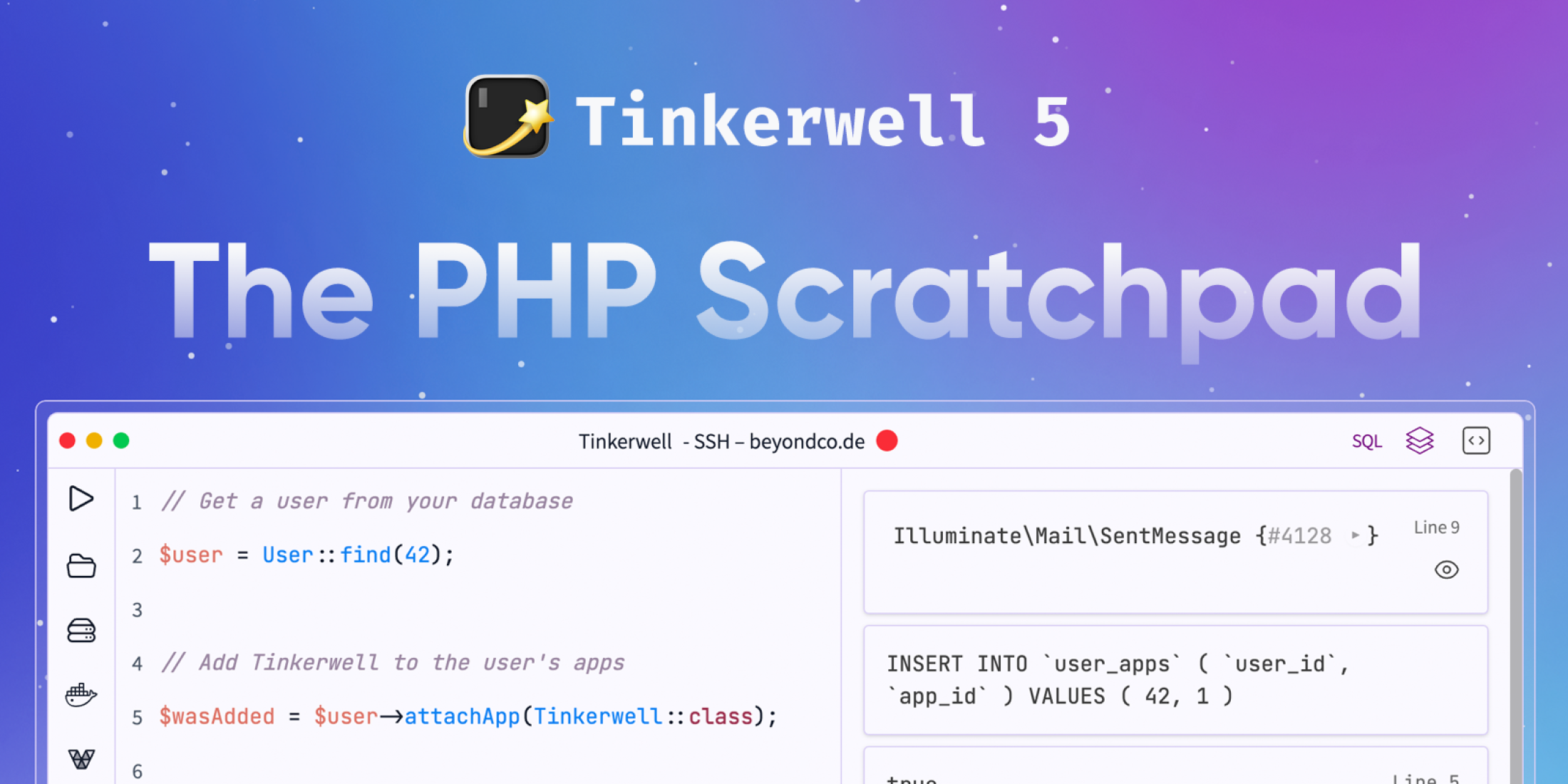 Tinkerwell v5 is now released