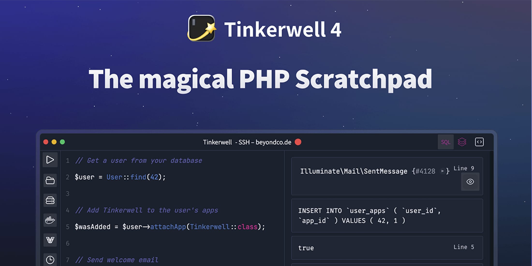 Tinkerwell v4 is now released image
