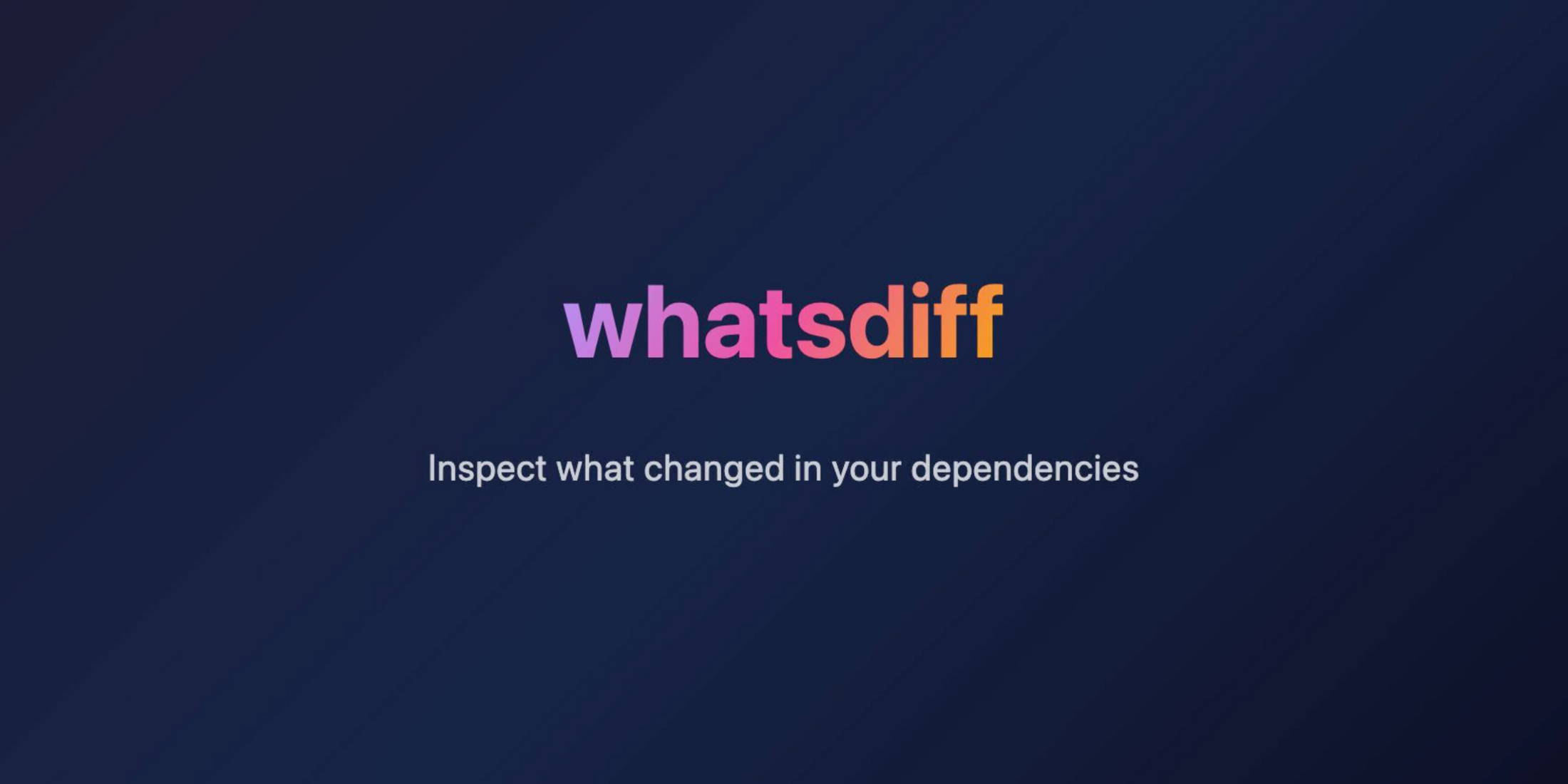 Inspect Composer and NPM Dependency Changes With Whatsdiff