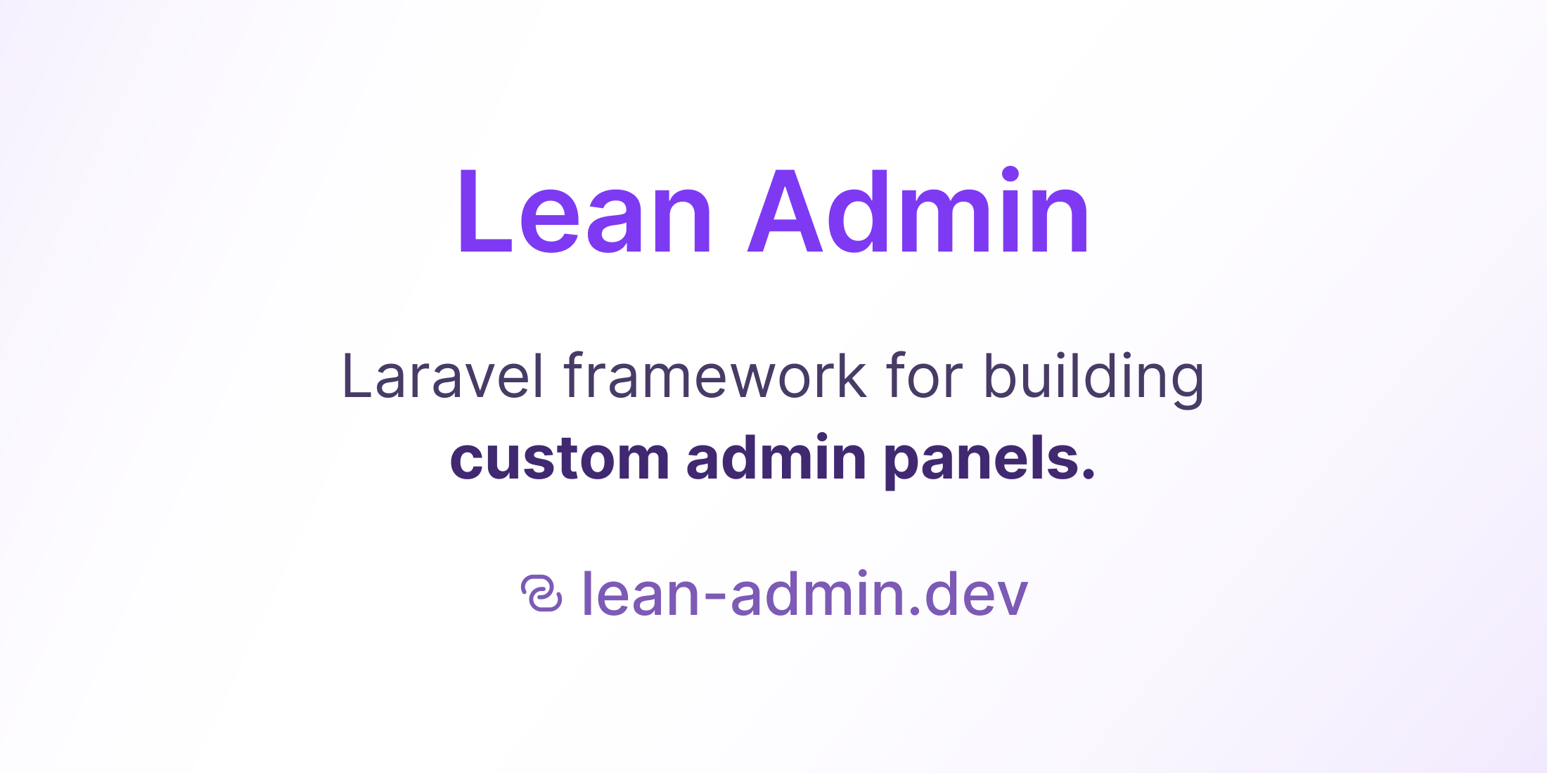 Livewire Admin Panel: Lean Admin image