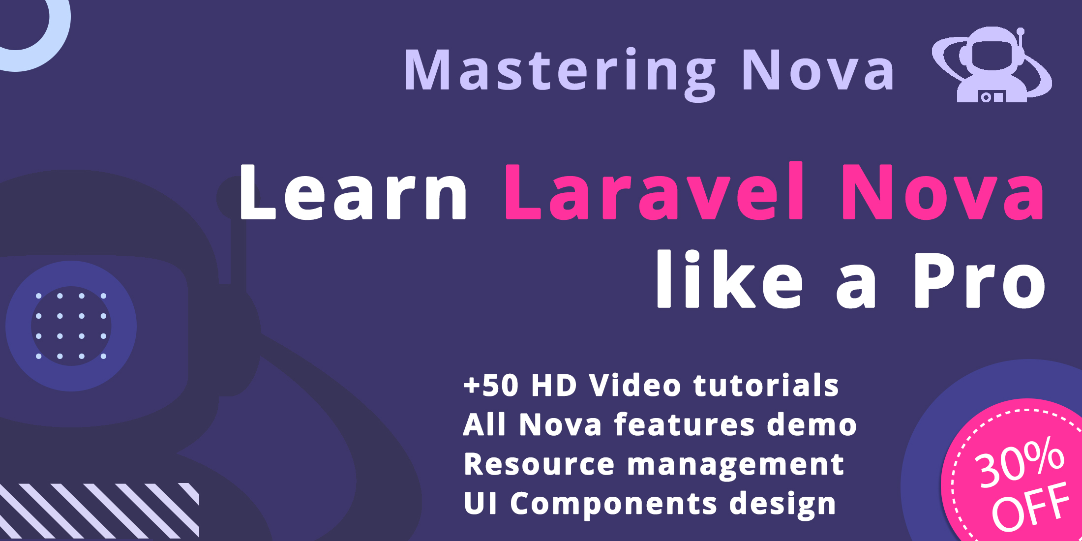 The first premium course for Laravel Nova was released! image