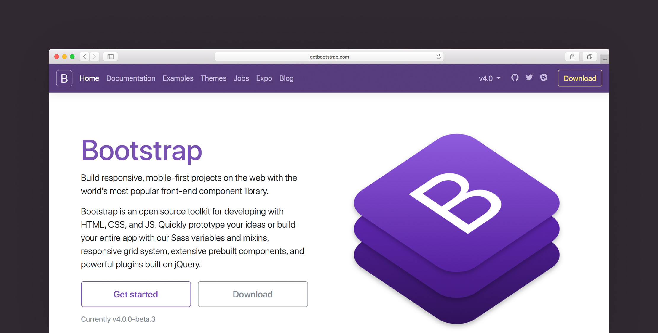 Bootstrap 4 Final Beta Released image