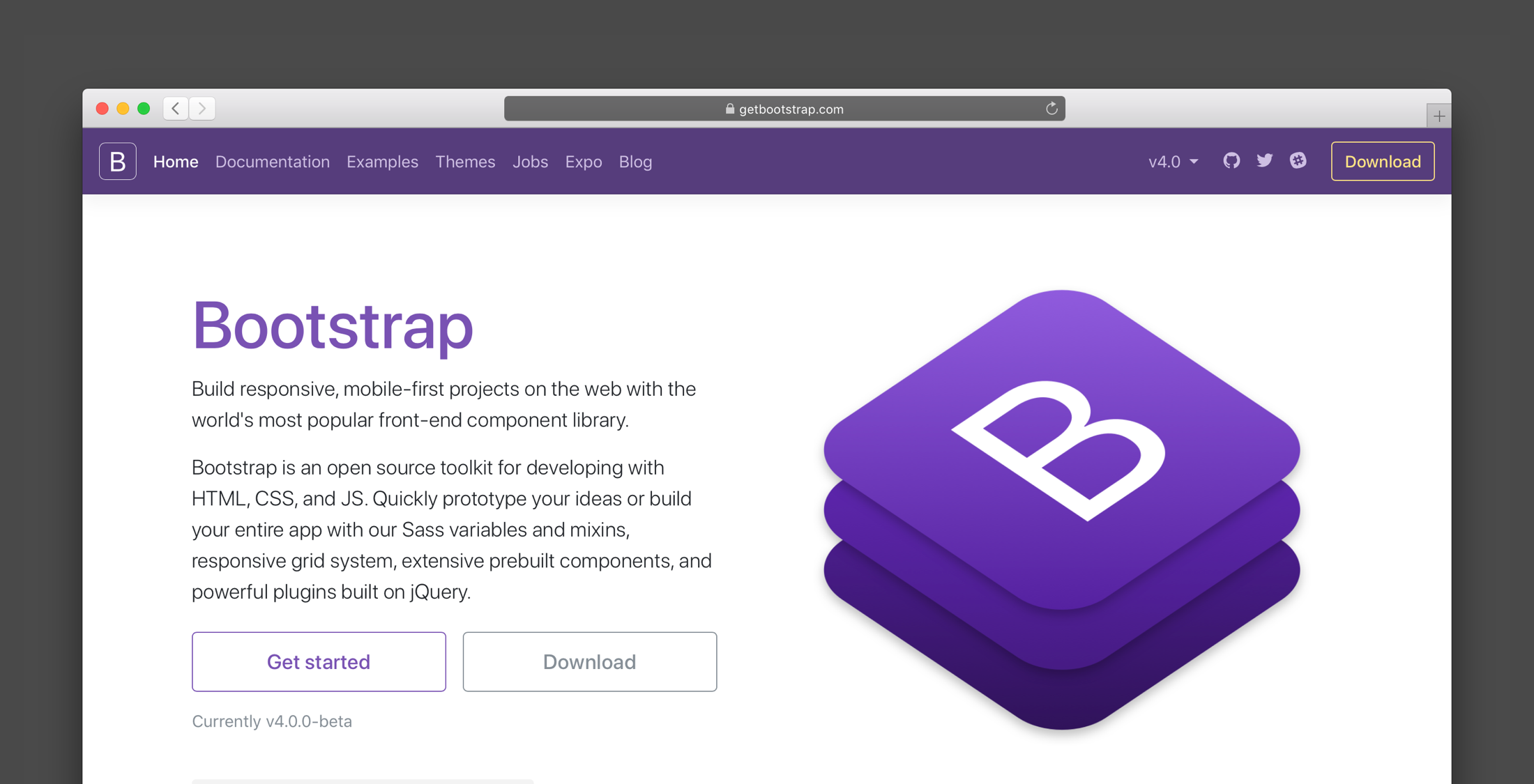 Bootstrap 4 Releases Its First Beta image
