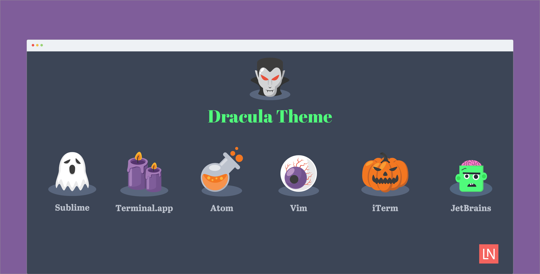 Get your IDE ready for Halloween with the Dracula Theme image