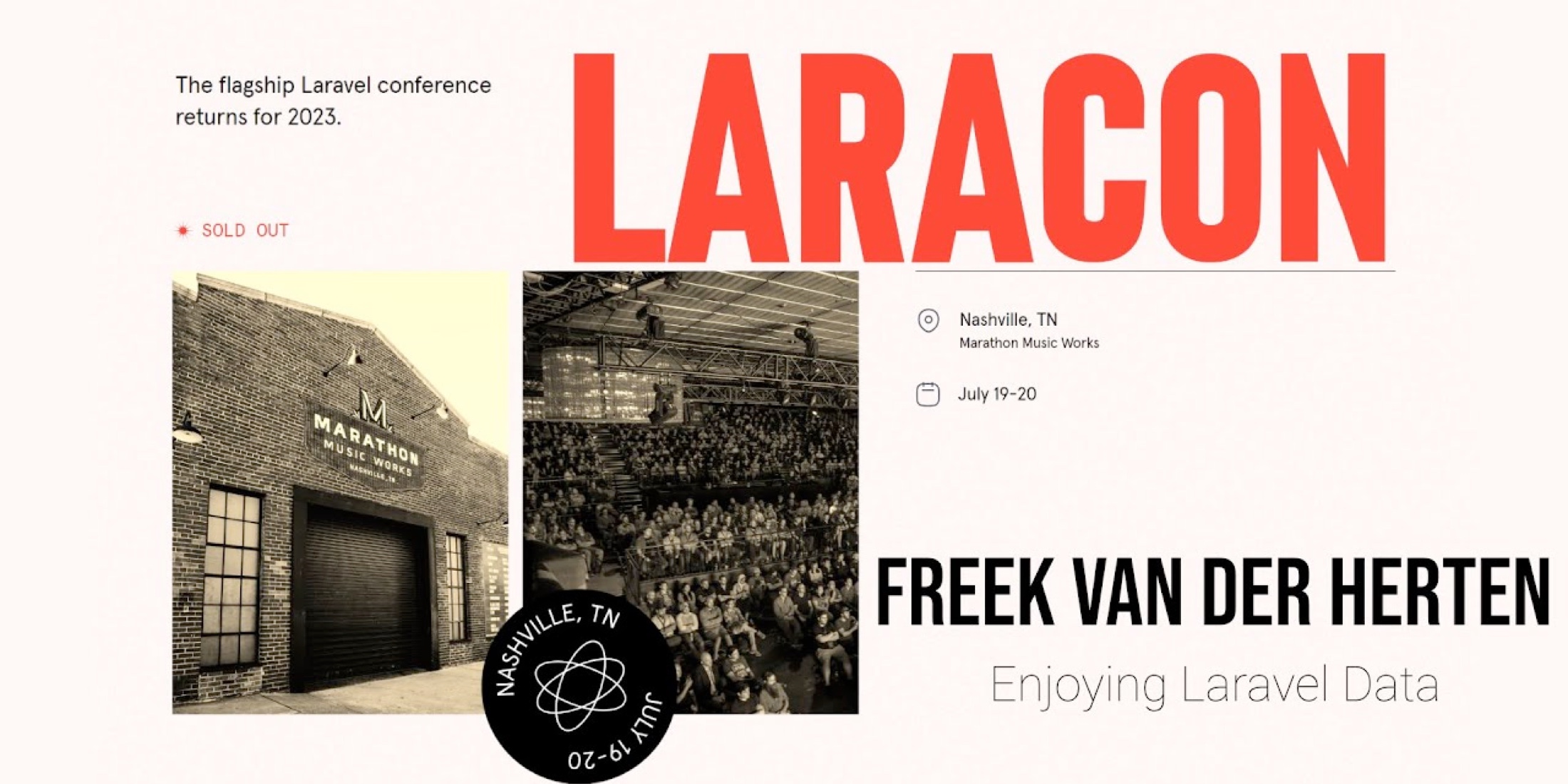 Watch Freek Van Der Herten's "Enjoying Laravel Data" talk from Laracon image