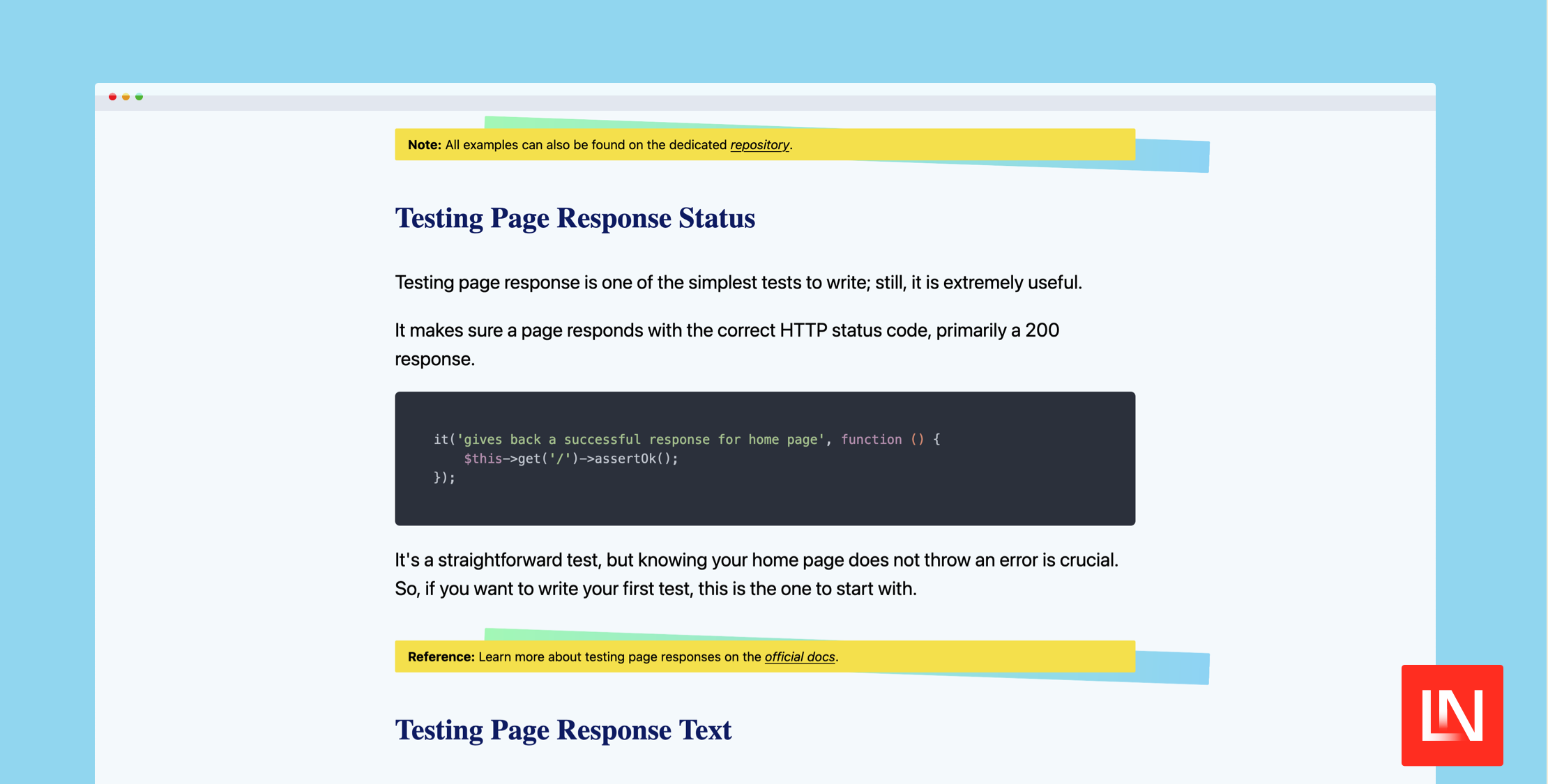 Everything You Can Test in Your Laravel Application image