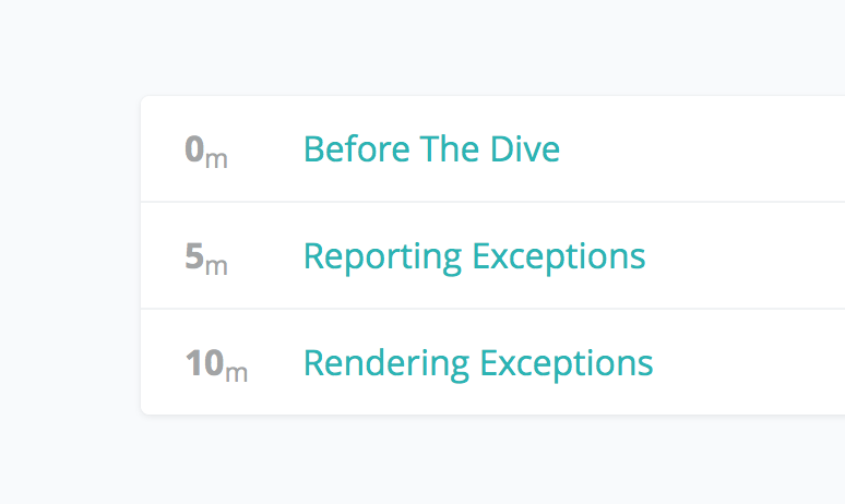 Rendering Exceptions - Diving Laravel