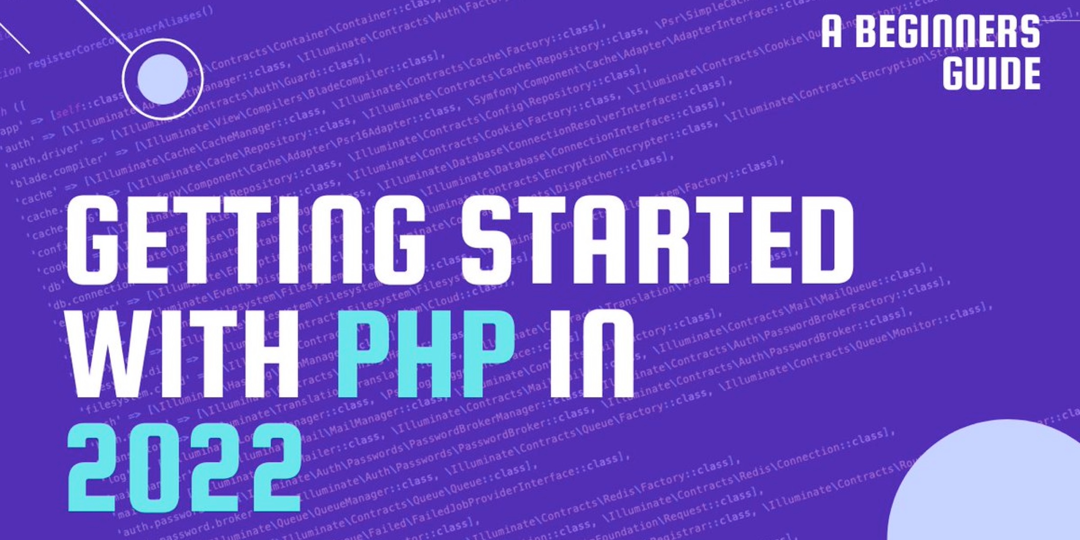 Getting Started With PHP in 2022 image