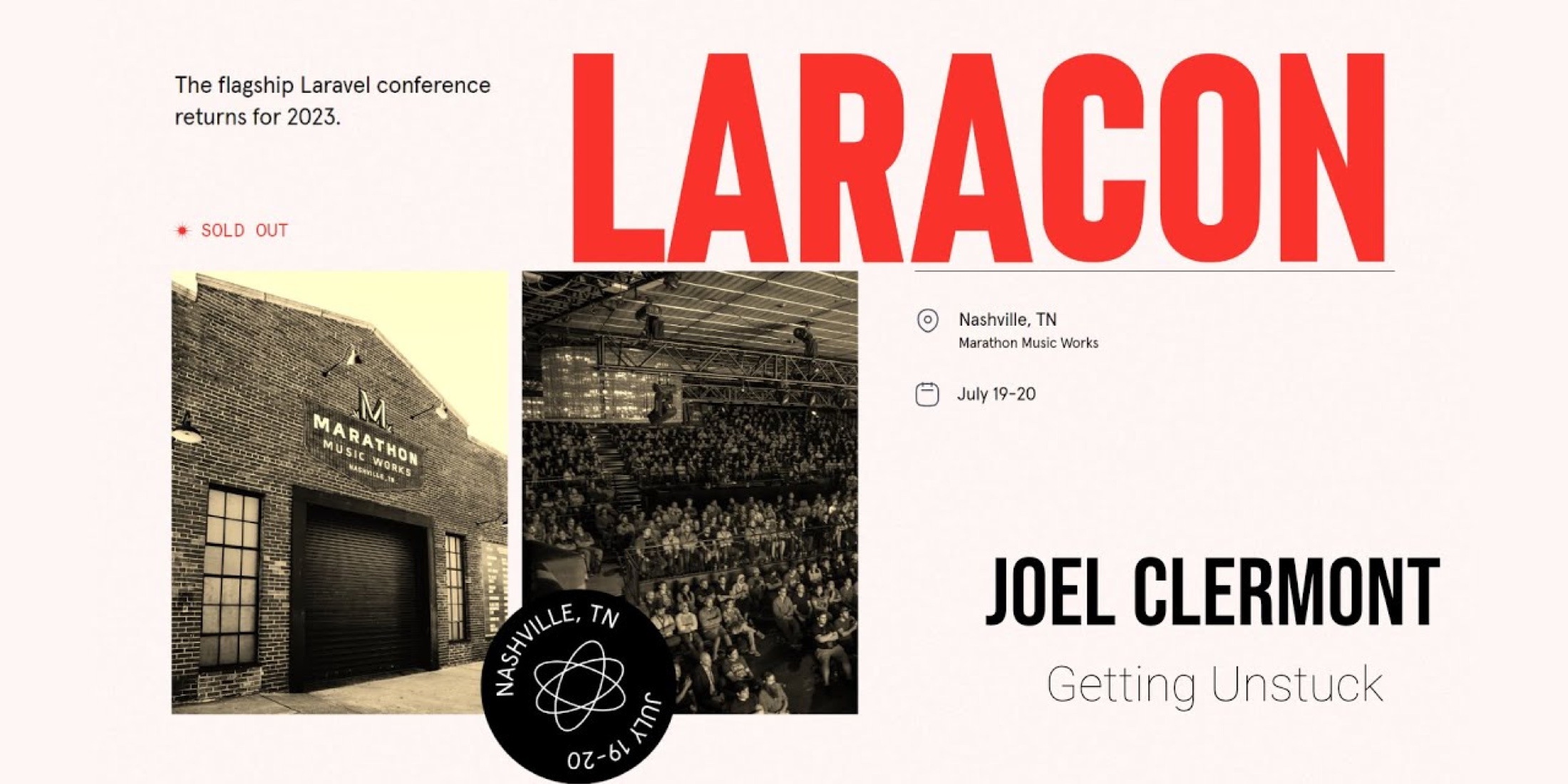 Watch Joel Clermont's "Getting Unstuck" talk from Laracon image