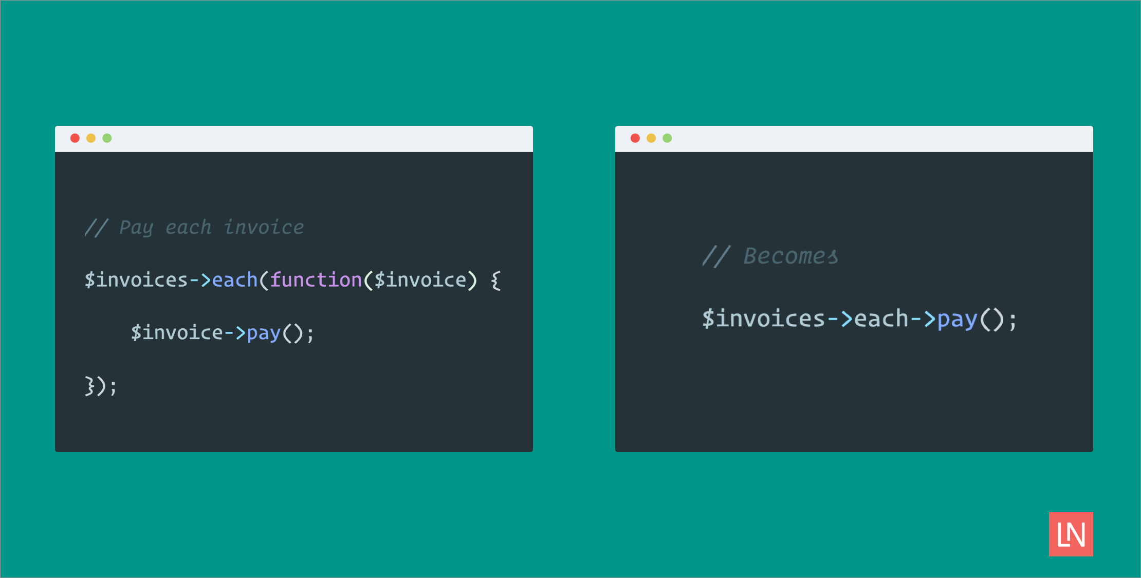 Laravel 5.4 – Higher Order Messaging for Collections image