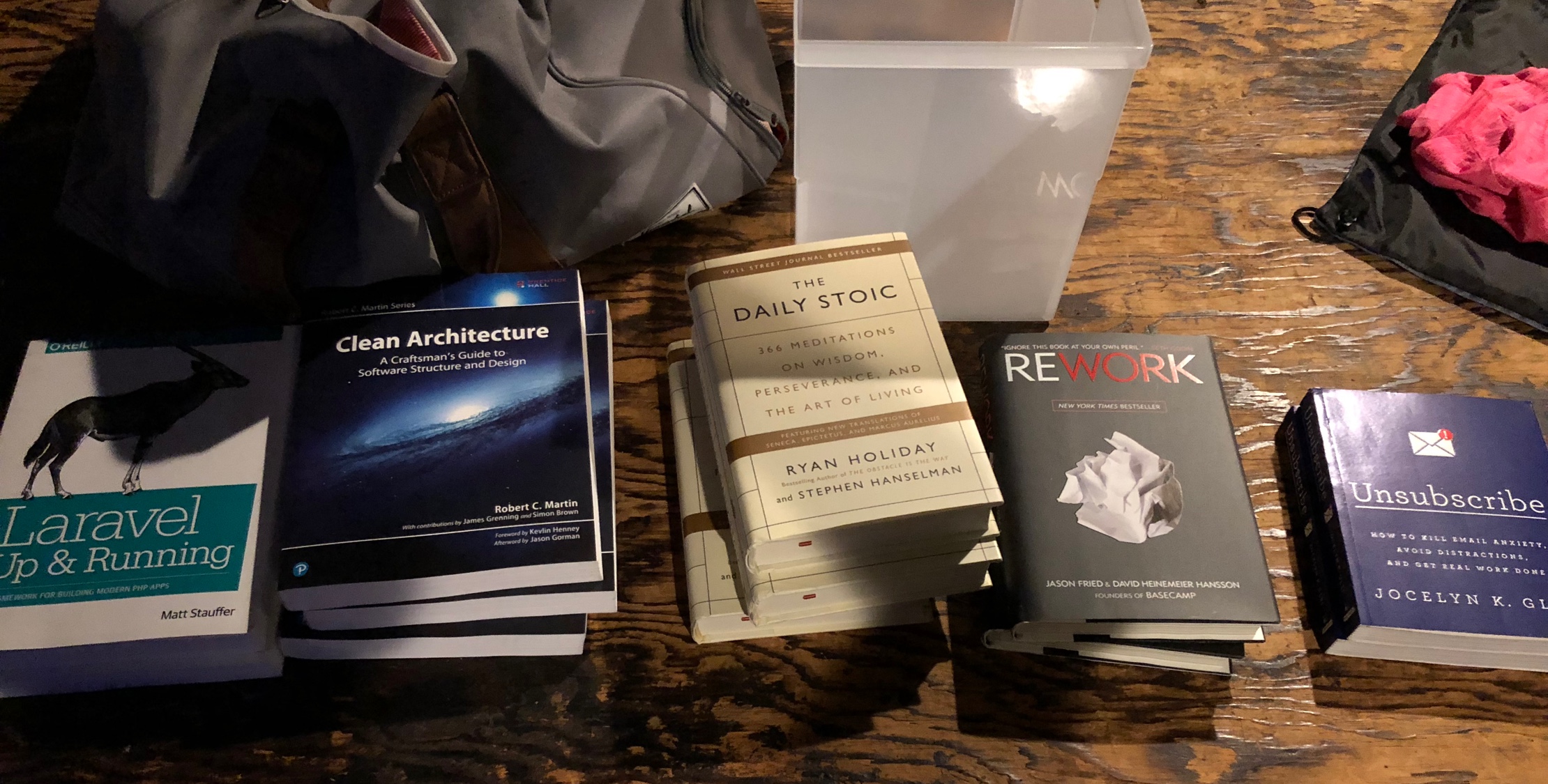 Books from Laracon 2018 image