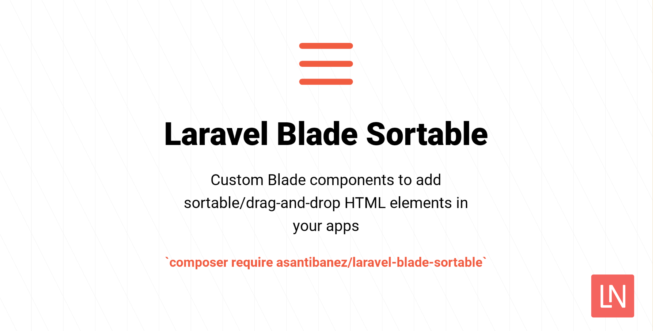 Laravel Blade Sortable image