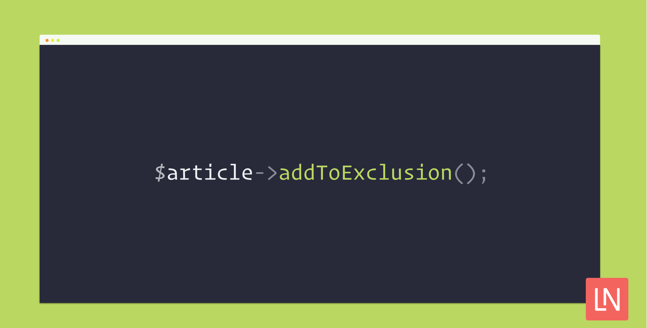 Exclude Model Entities From Eloquent With the Laravel Exclusions Package image