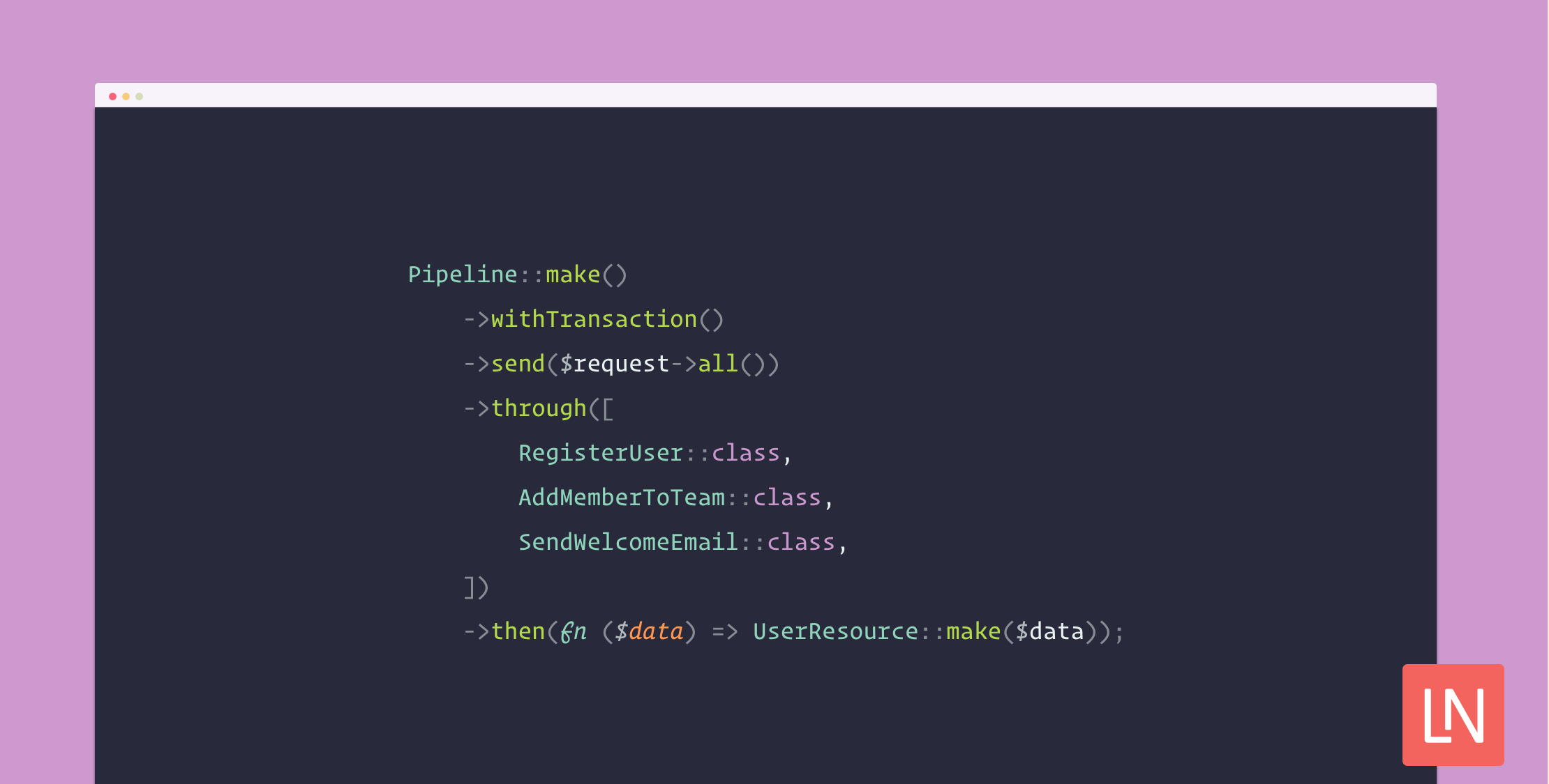 Supercharged pipelines for Laravel image