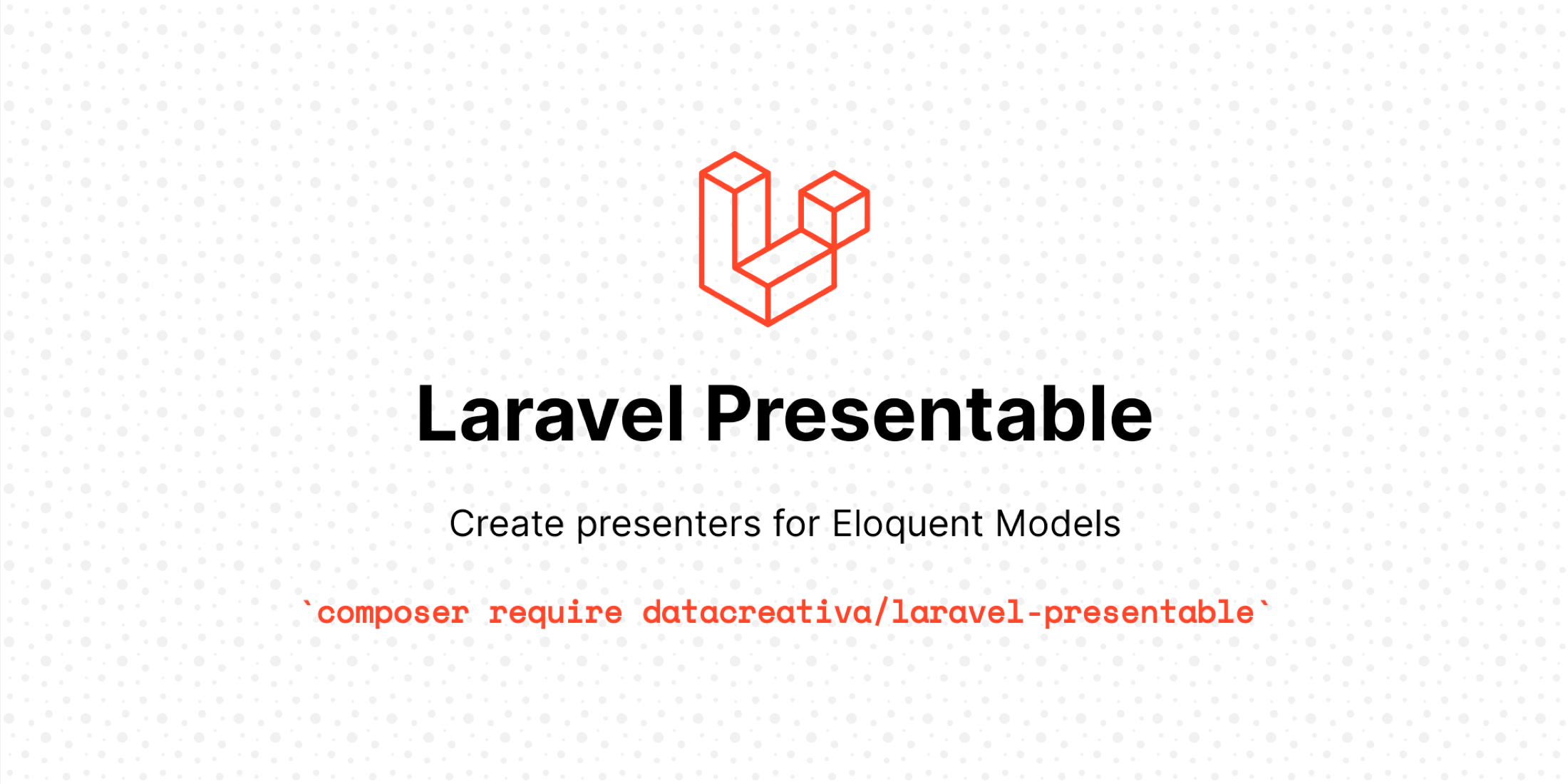 View Presenter Classes for Eloquent Models image