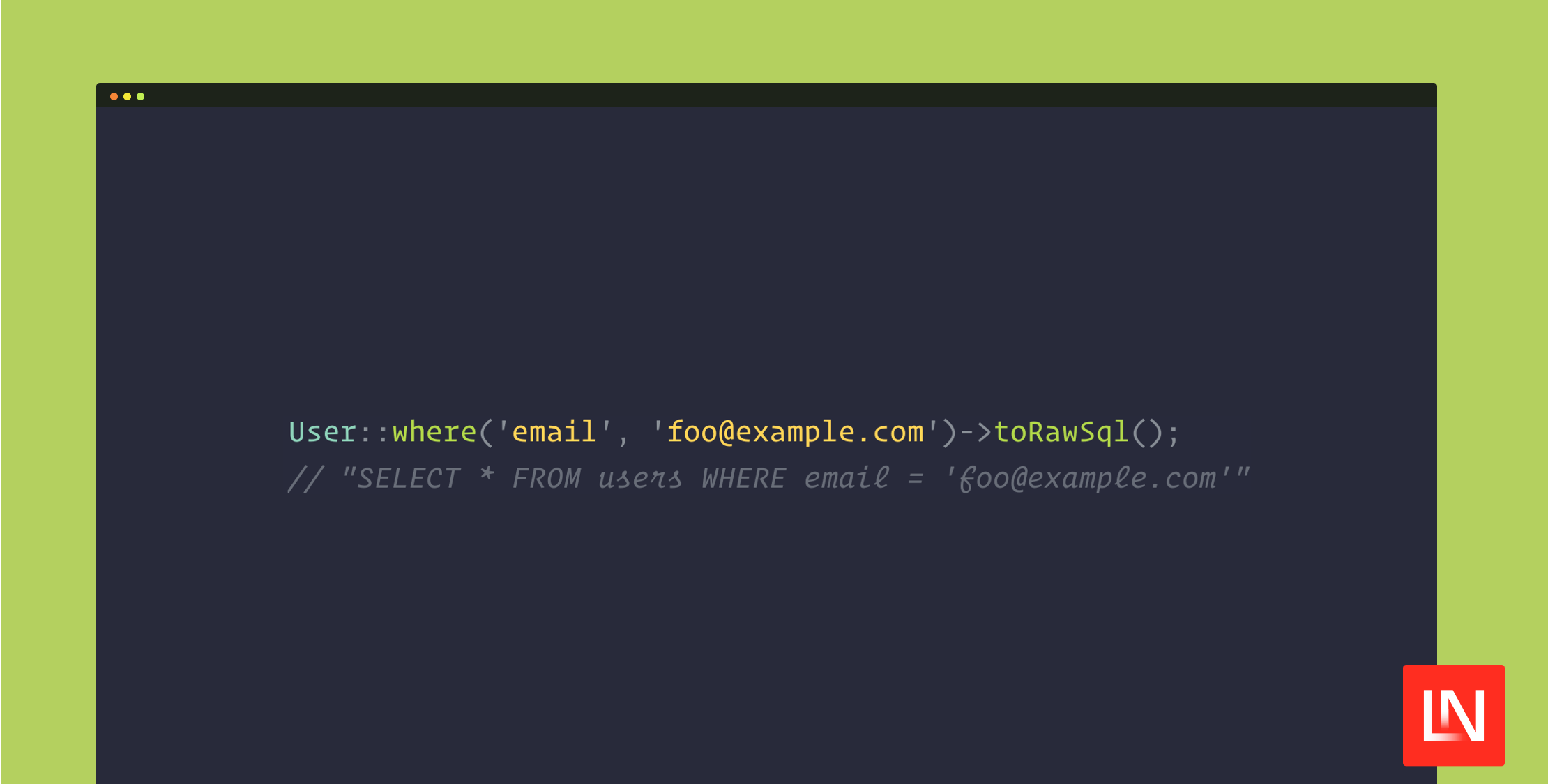 Raw Query Output With Bindings is Coming to Laravel 10 image
