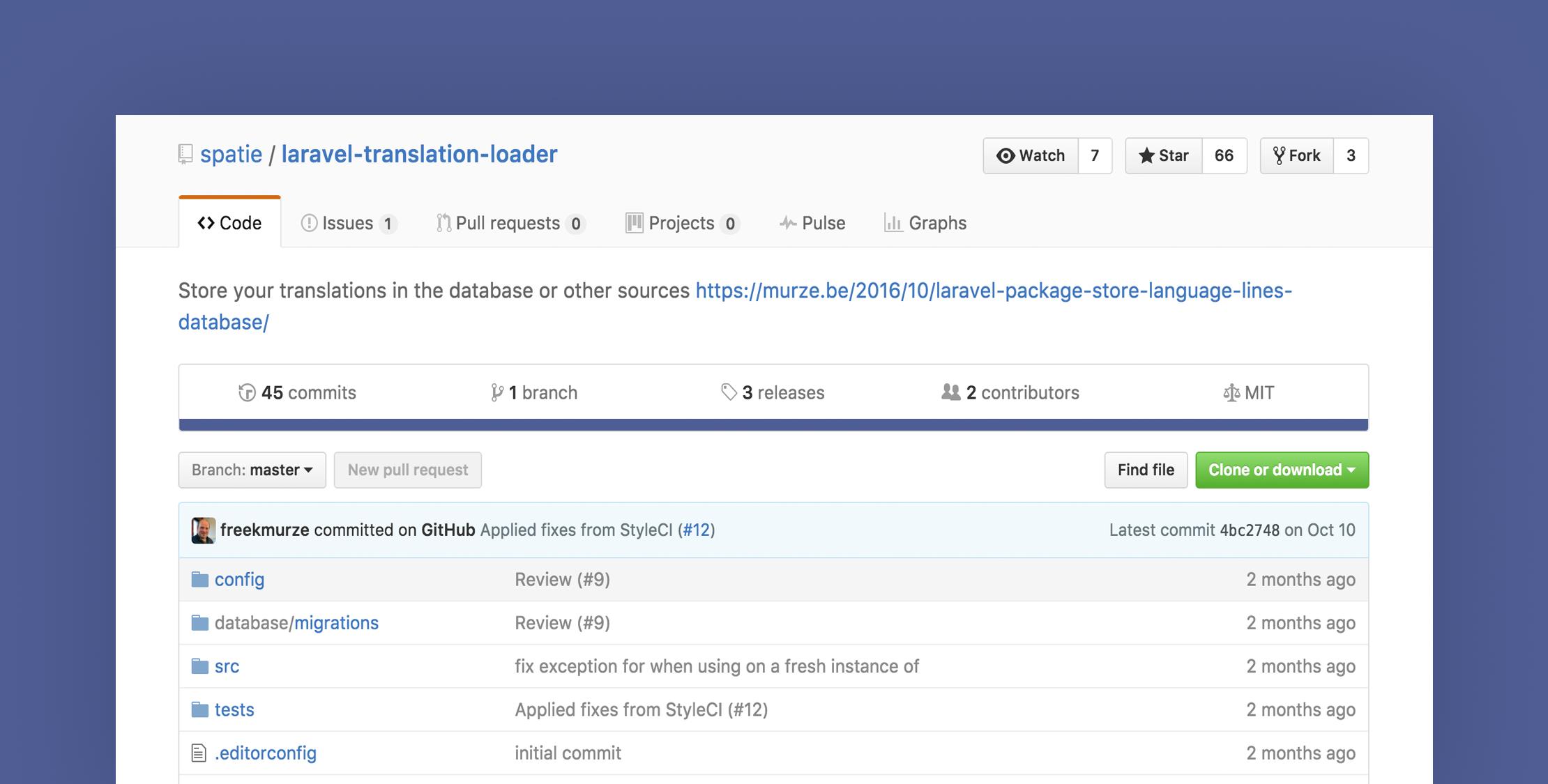 Store your translations in the database with Laravel translation loader package image