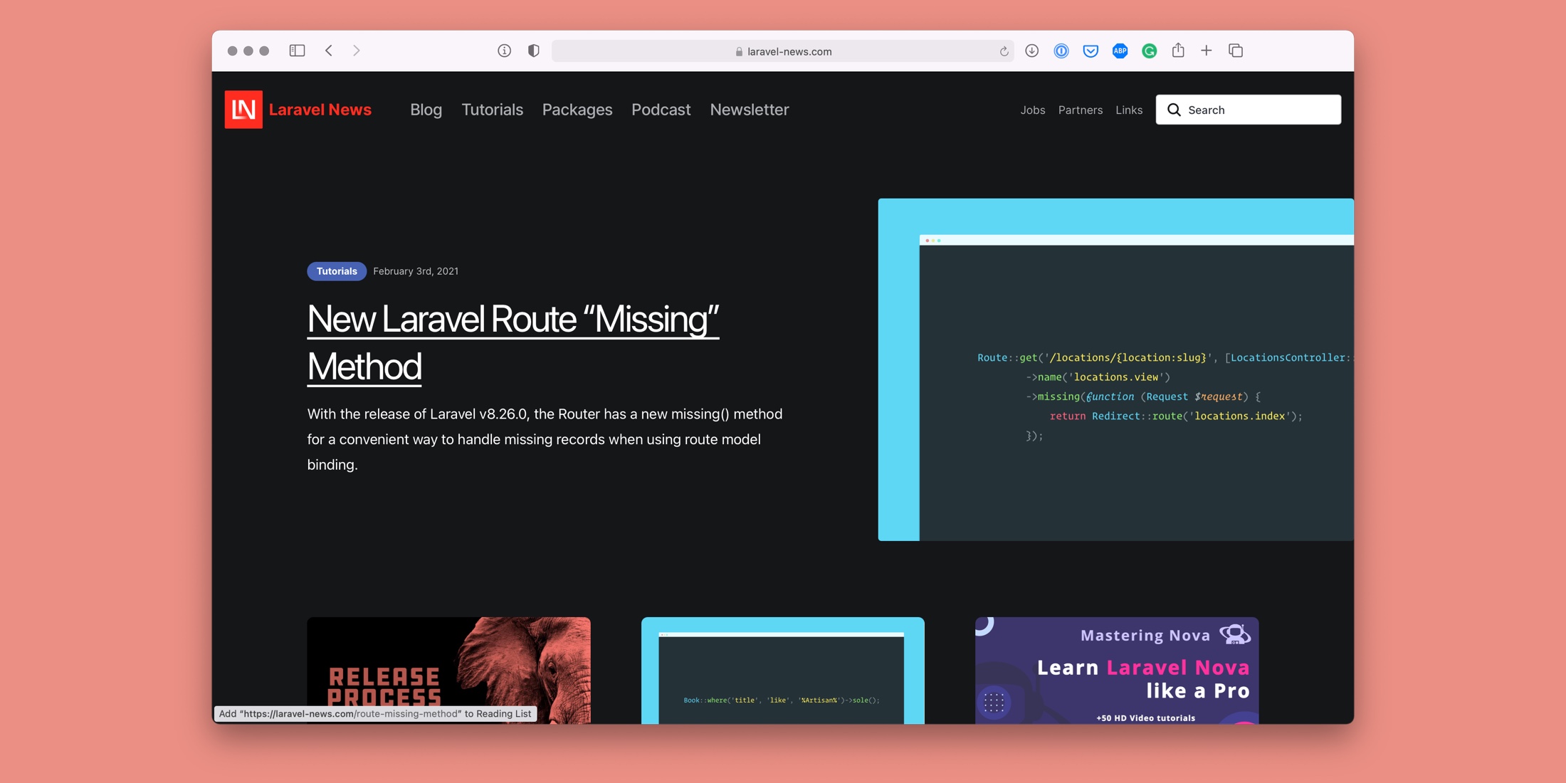 Welcome to the new Laravel News image