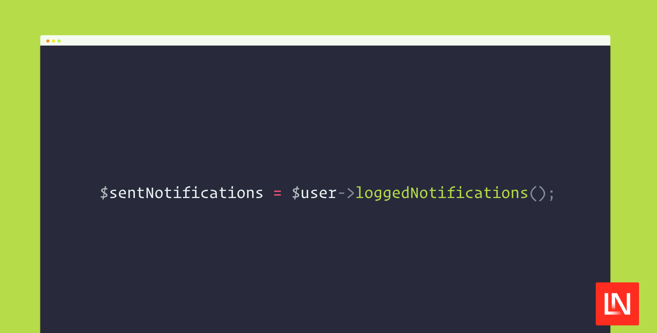 Laravel Notification Log image