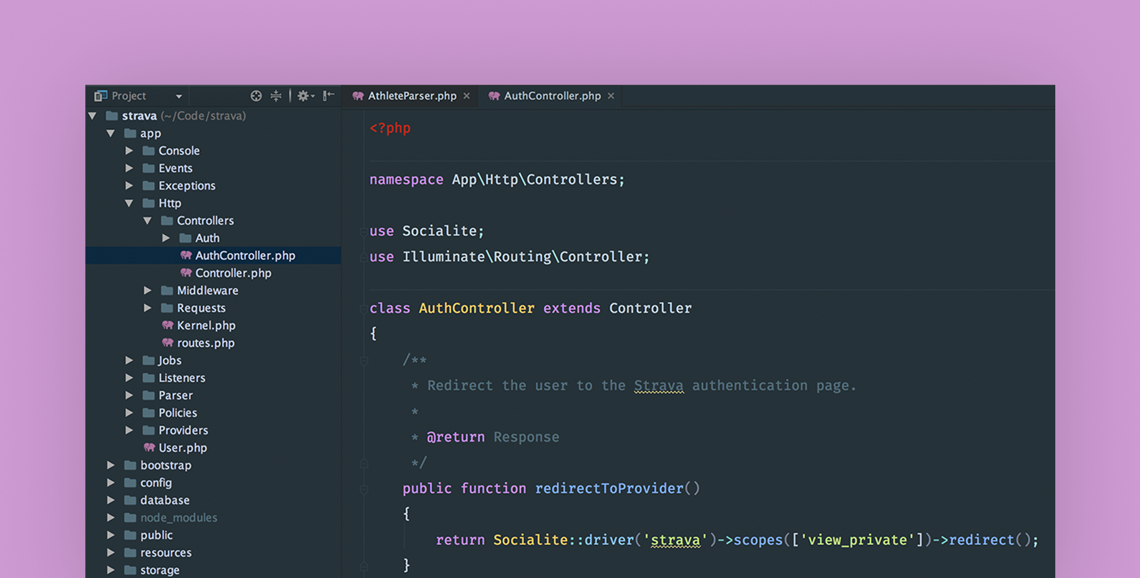 Material Theme for PhpStorm image