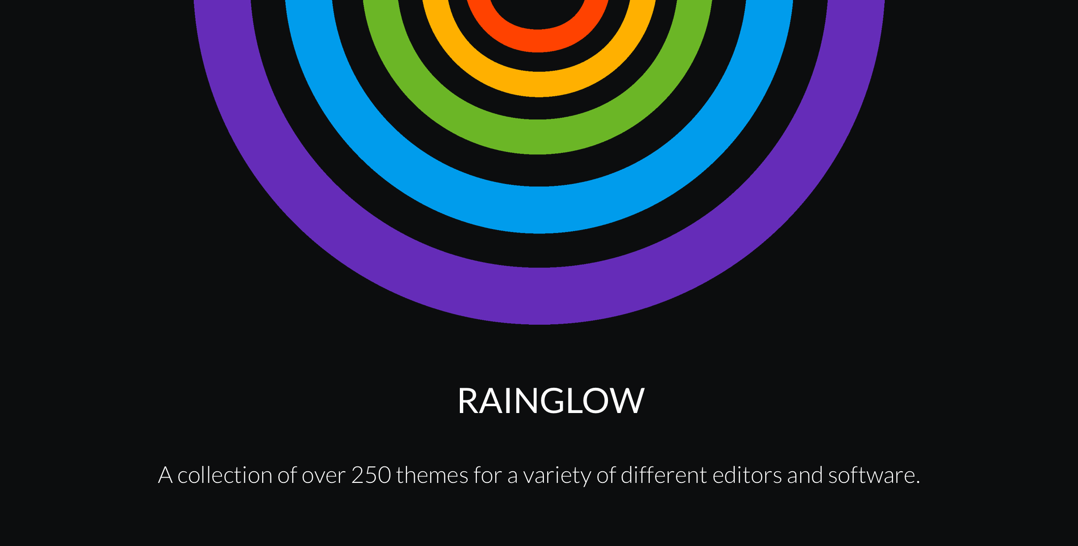 Rainglow Editor Themes By Dayle Rees image