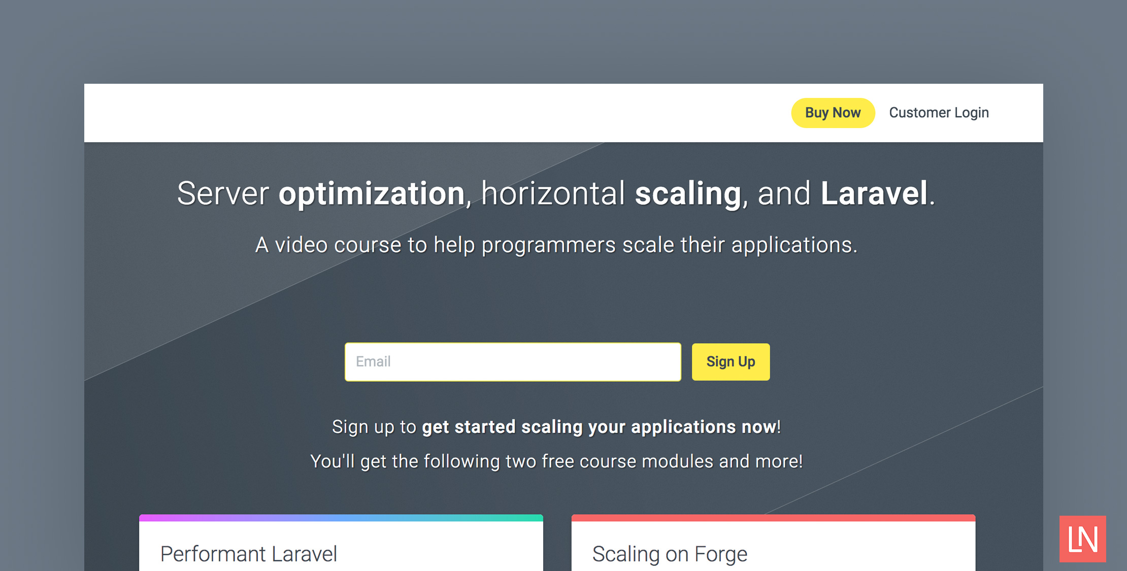 The Scaling Laravel Course by Chris Fidao is now Live image