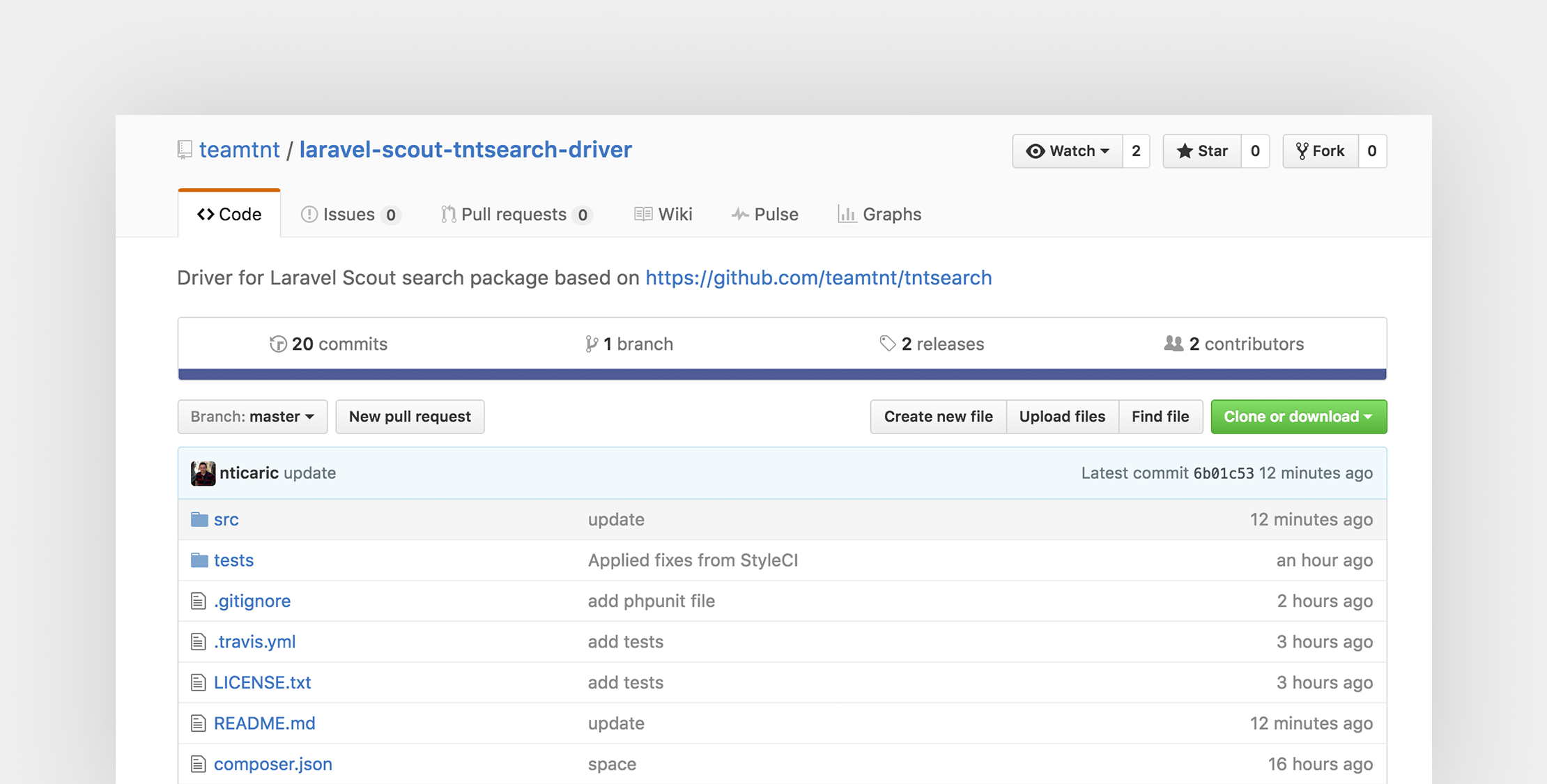TNTSearch Driver is now available for Laravel Scout image