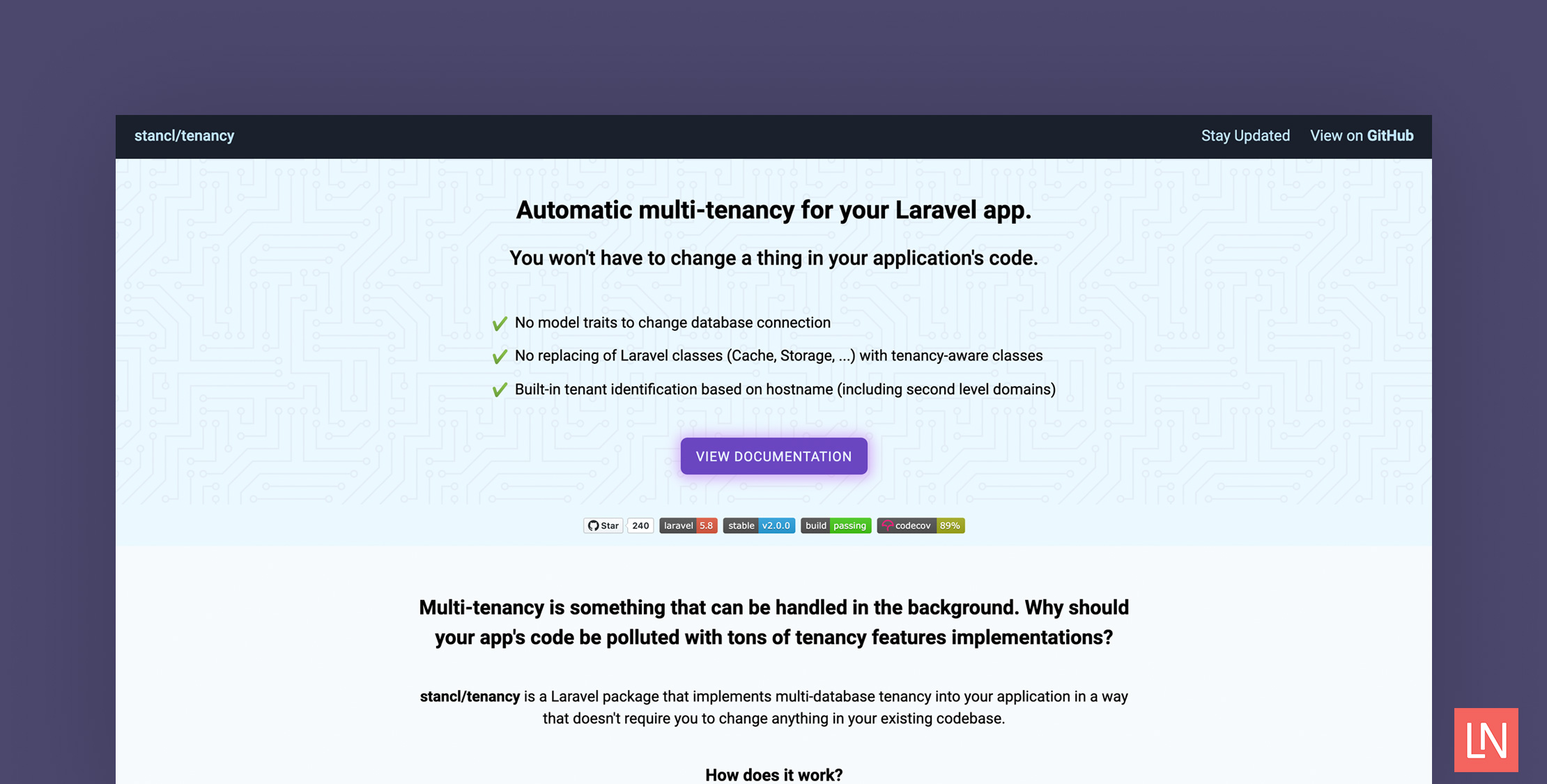 Automatic Tenancy For Your Laravel App image