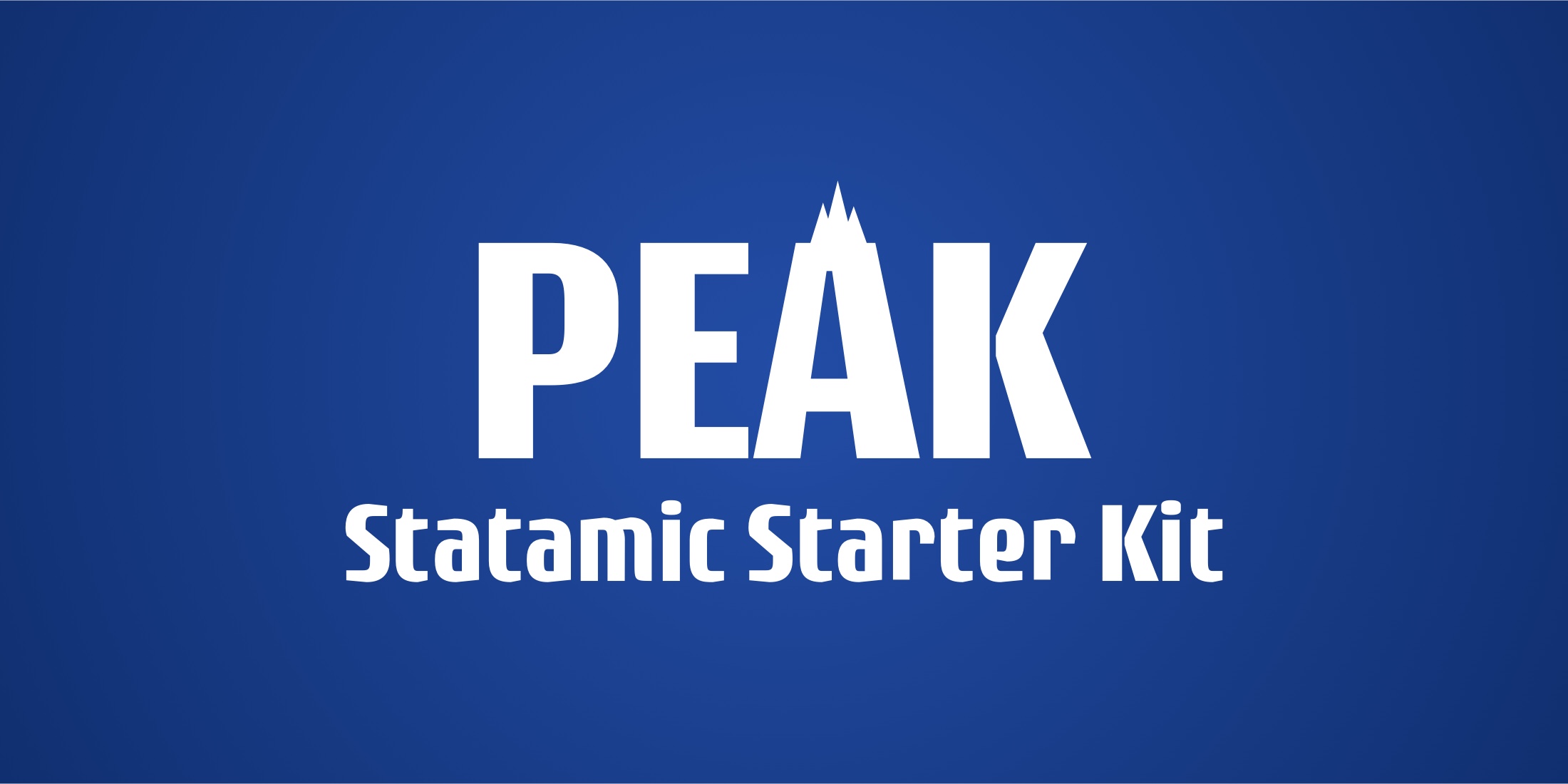 Peak - a Statamic Starter Kit