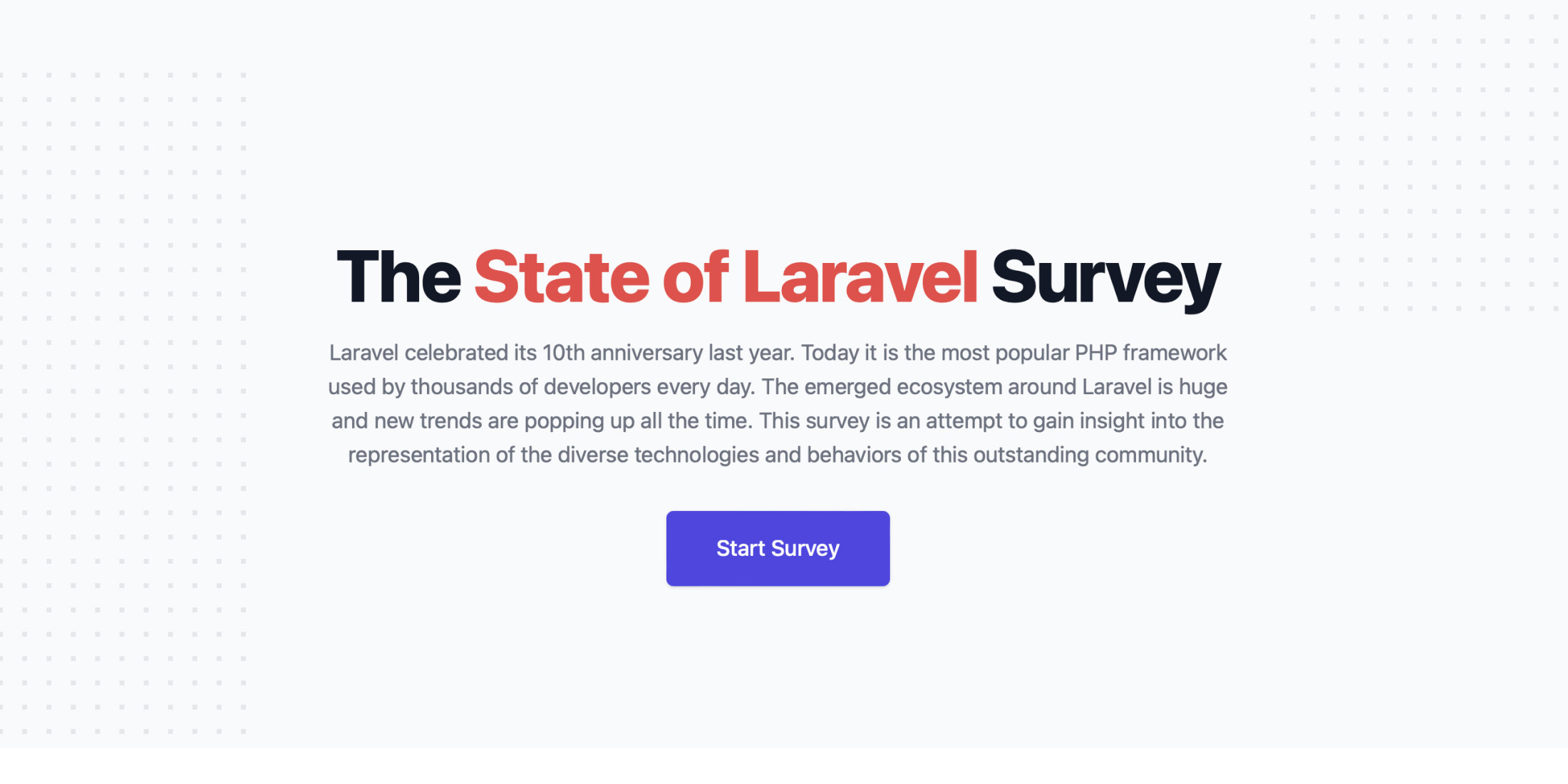The State of Laravel Survey 2022 image