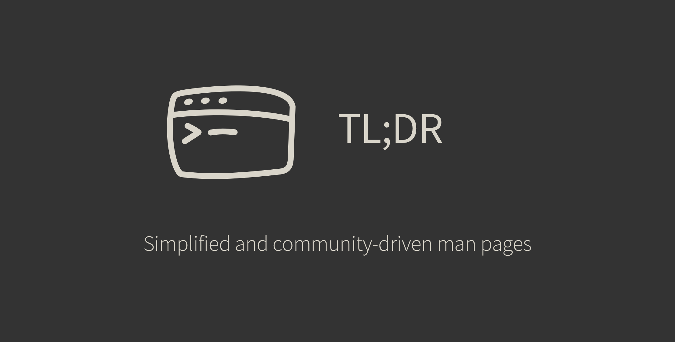 TLDR Pages: Simplified and Community-Driven Man pages image