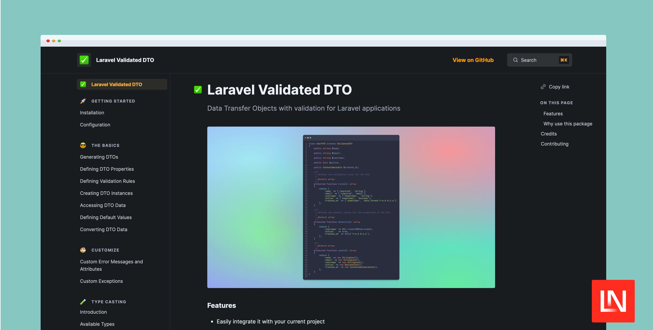Validated DTO Package for Laravel image
