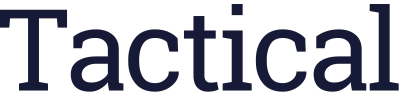 Tactical logo