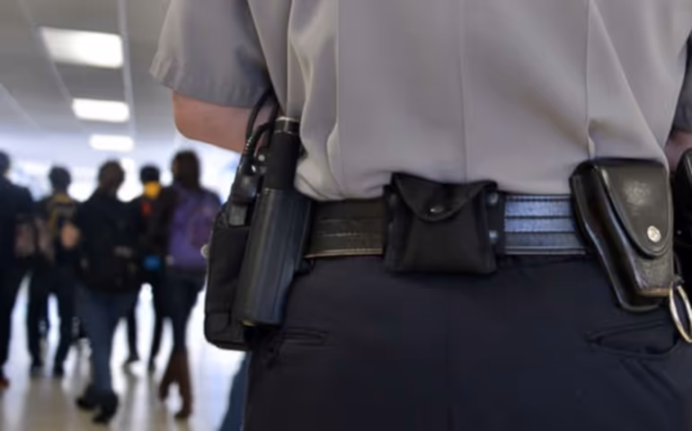 Armed Guard at school