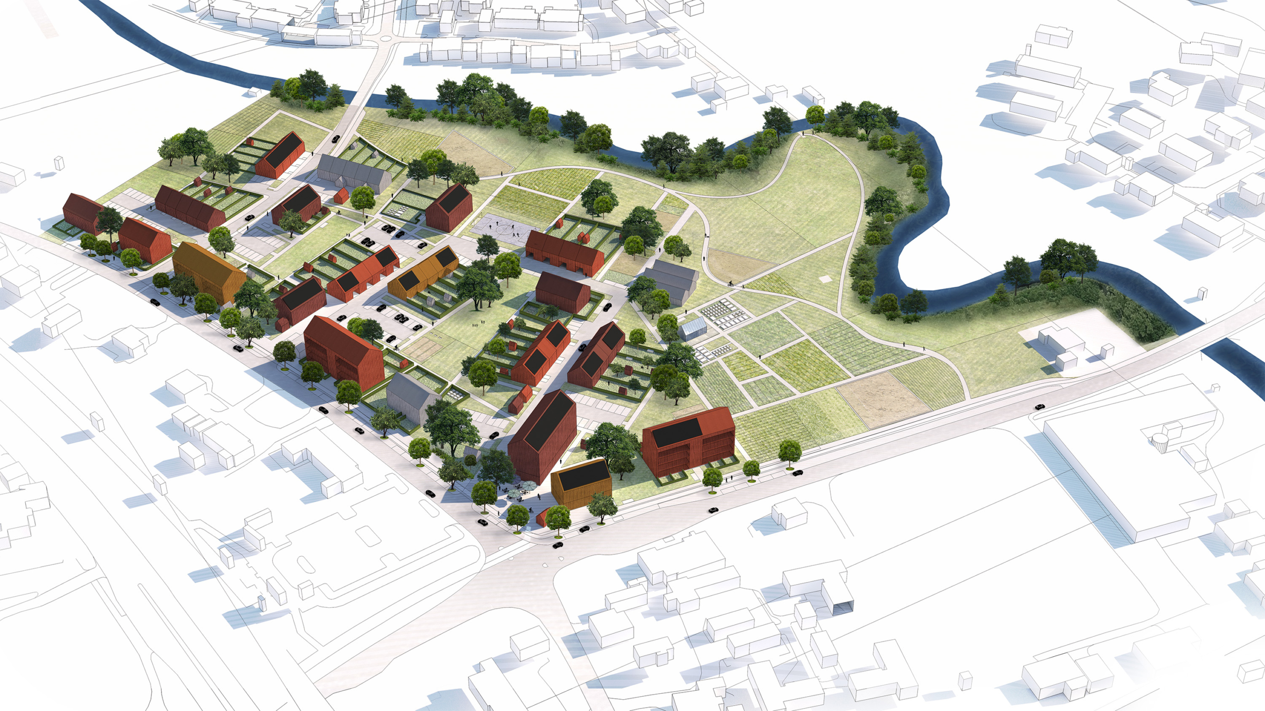 Situationsplan över Anneberg
