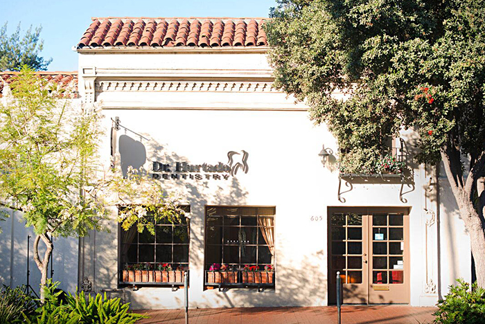 Dental office with Spanish architecture