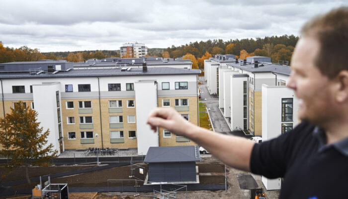 vy över Linköping från tak