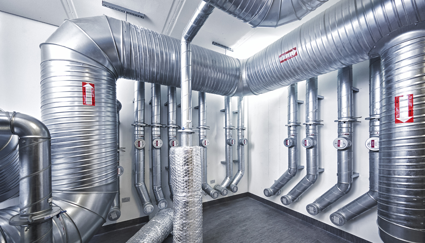 ventilation och basic backströmningsskydd