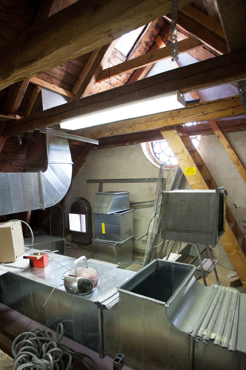 Ventilation i Östbo härads gamla tingshus i Värnamo