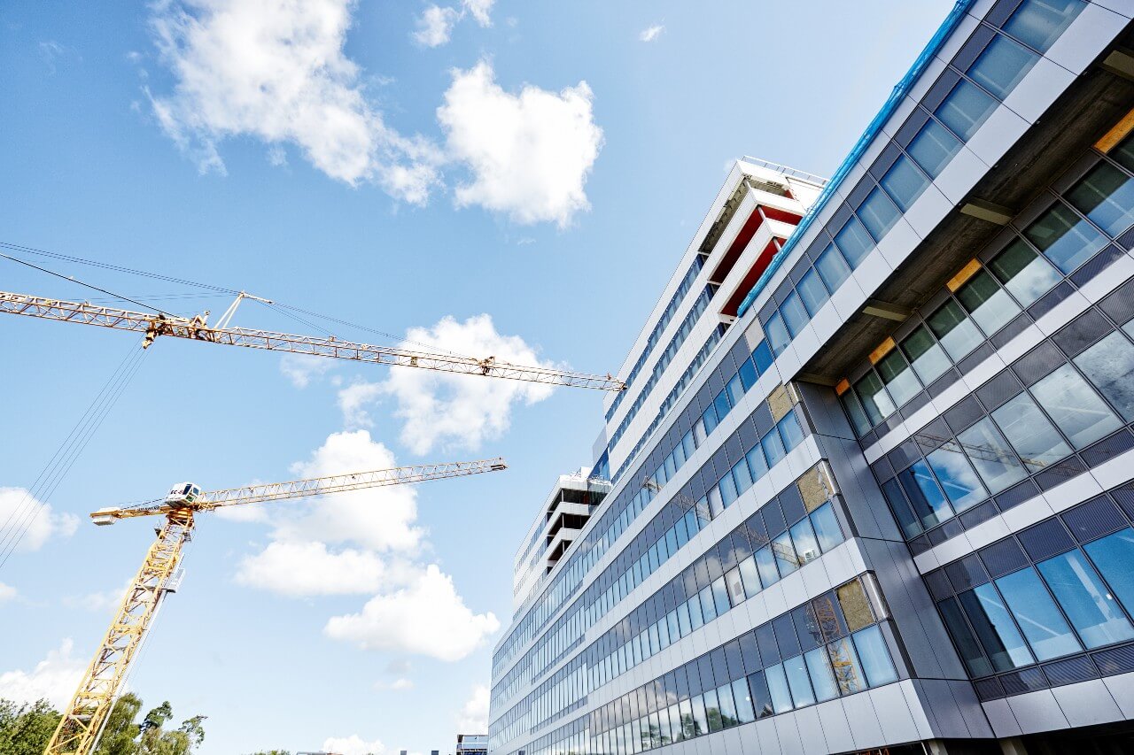 brandskydd på nya karolinska pressbild