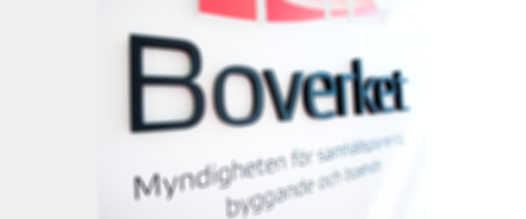 Boverket logga i oskärpa