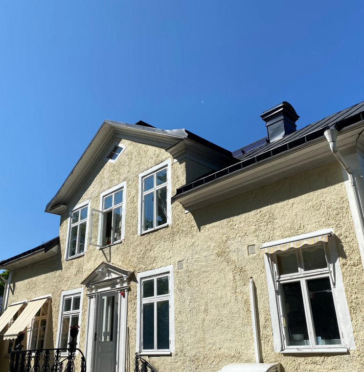 Fasad på byggnad