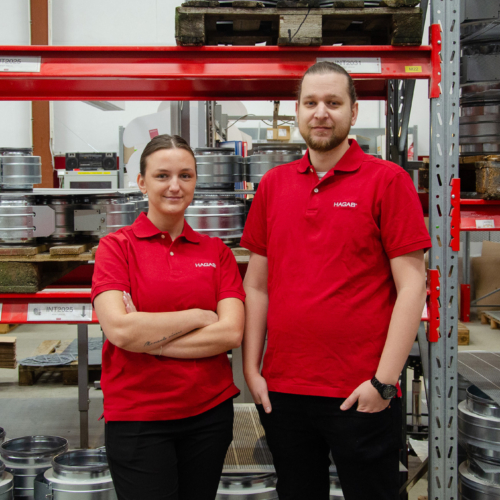 Marcus och Anna-Maria, innesäljare Hagab