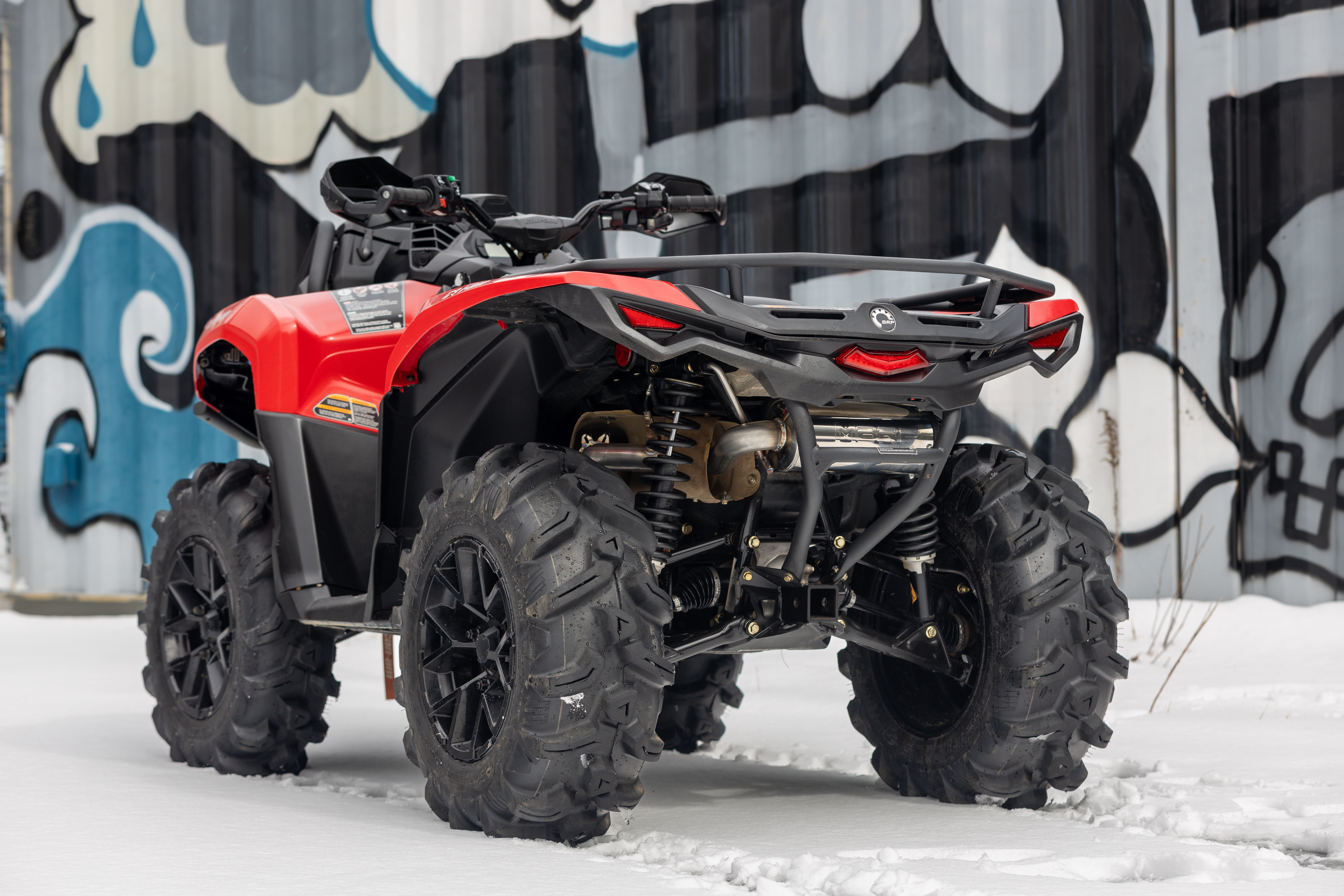 Performance series slip-on ATV exhaust system - #AT-9218PT