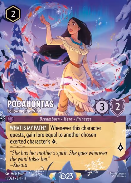 Pocahontas – Following the Wind