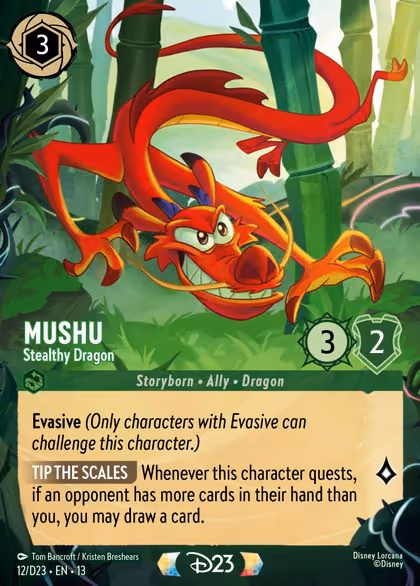 Mushu – Stealthy Dragon