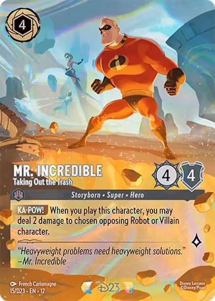 Mr. Incredible – Taking Out the Trash