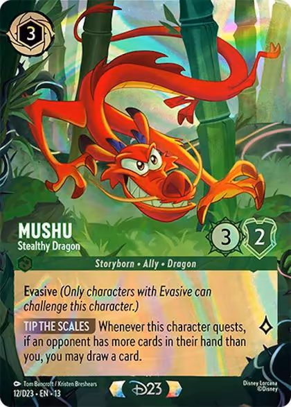 Mushu – Stealthy Dragon