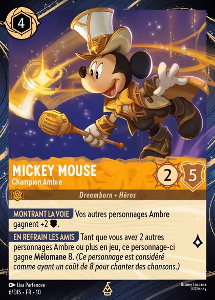 Mickey Mouse – Amber Champion